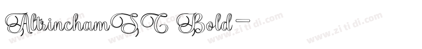 AltrinchamSC Bold字体转换